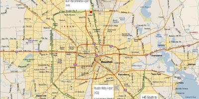 Карта метро Х'юстон