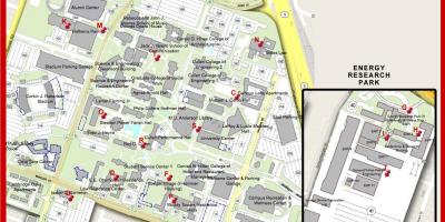 Карта університету Х'юстона