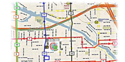 Х'юстон автобусні маршрути карті