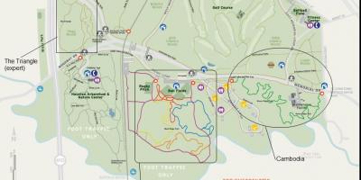 Карта Меморіальний парк в Х'юстоні