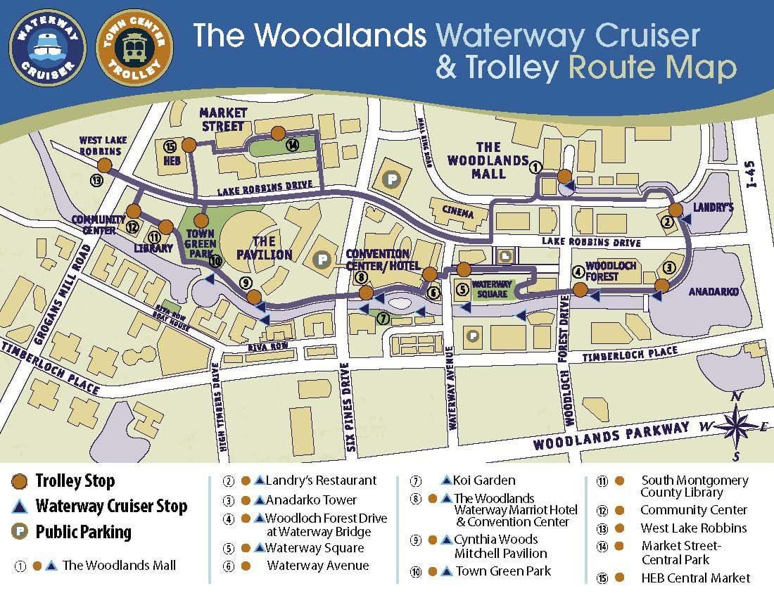 торгового центру woodlands карті