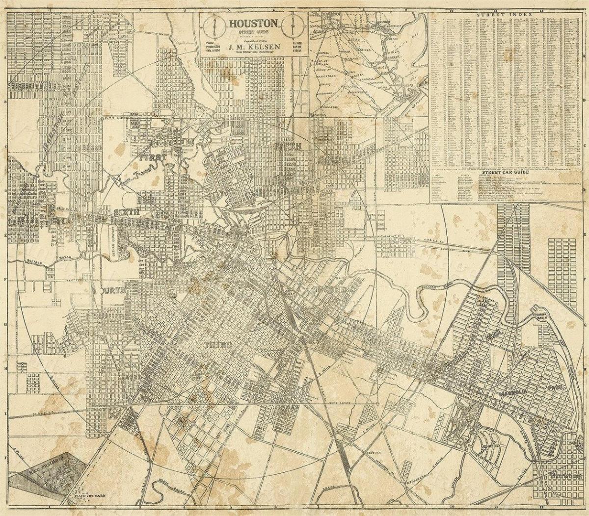 карта Х'юстон