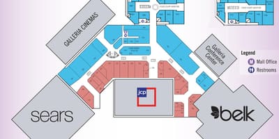Торговий центр Galleria в Х'юстоні карті